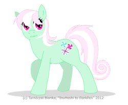 Size: 800x657 | Tagged: safe, artist:inuhoshi-to-darkpen, character:minty, species:earth pony, species:pony, g3, female, g3 to g4, generation leap, mare, solo