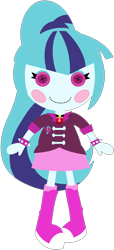 Size: 1024x2251 | Tagged: safe, artist:ra1nb0wk1tty, character:sonata dusk, my little pony:equestria girls, button eyes, cute, doll, female, lalaloopsy, simple background, solo, sonatabetes, toy, transparent background