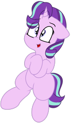 Size: 1038x1807 | Tagged: safe, artist:coatieyay, character:starlight glimmer, species:pony, species:unicorn, cute, female, floppy ears, glimmerbetes, mare, open mouth, simple background, smiling, solo, transparent background