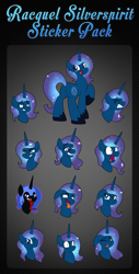 Size: 2258x4434 | Tagged: safe, artist:drawponies, oc, oc only, oc:racquel silverspirit, absurd resolution, expressions, solo