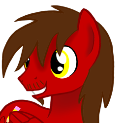 Size: 1000x1000 | Tagged: safe, artist:toyminator900, oc, oc only, oc:chip, species:pegasus, species:pony, simple background, solo, transparent background