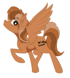 Size: 871x970 | Tagged: safe, artist:beardie, oc, oc only, oc:sign, species:alicorn, species:pony, alicorn oc, alicornified, freckles, race swap, simple background, solo, transparent background