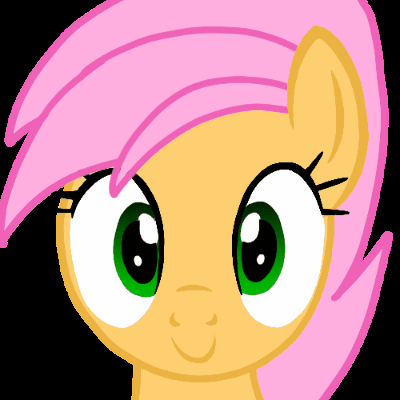 Size: 400x400 | Tagged: safe, artist:toyminator900, oc, oc only, oc:beauty cheat, species:pegasus, species:pony, animated, black background, bust, derp, gif, looking at you, portrait, simple background, smiling, solo