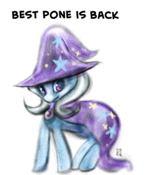 Size: 1280x1524 | Tagged: safe, artist:fauxsquared, character:trixie, species:pony, species:unicorn, cape, clothing, female, hat, simple background, solo, trixie is magic, trixie's cape, trixie's hat, white background