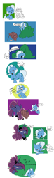 Size: 1200x3876 | Tagged: safe, artist:fauxsquared, character:princess luna, character:trixie, species:alicorn, species:pony, species:unicorn, comic, trap, trixie is magic