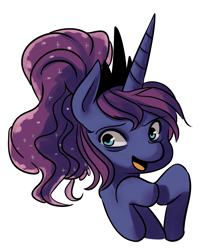 Size: 2096x2480 | Tagged: safe, artist:fauxsquared, character:princess luna, luna-afterdark, female, simple background, solo, white background