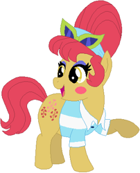 Size: 351x434 | Tagged: safe, artist:ra1nb0wk1tty, character:big wig, species:pony, simple background, solo, white background