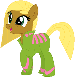 Size: 330x341 | Tagged: safe, artist:ra1nb0wk1tty, character:pretty vision, species:pony, female, simple background, solo, white background