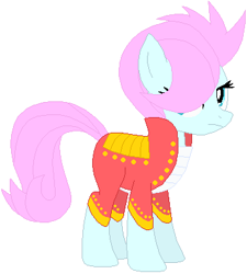Size: 356x395 | Tagged: safe, artist:ra1nb0wk1tty, character:soigne folio, species:pony, female, simple background, solo, white background