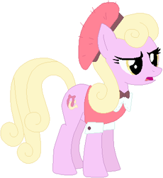 Size: 366x397 | Tagged: safe, artist:ra1nb0wk1tty, character:luckette, species:pony, female, simple background, solo, white background
