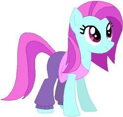 Size: 396x376 | Tagged: safe, artist:ra1nb0wk1tty, character:blue cutie, species:pony, simple background, solo, white background
