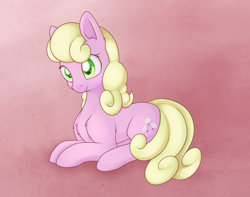 Size: 1024x808 | Tagged: safe, artist:dusthiel, character:millie, species:earth pony, species:pony, chest fluff, colored pupils, female, prone, solo