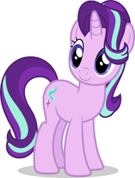 Size: 7000x9191 | Tagged: safe, artist:luckreza8, character:starlight glimmer, species:pony, species:unicorn, episode:celestial advice, g4, my little pony: friendship is magic, absurd resolution, cute, female, glimmerbetes, mare, simple background, smiling, solo, transparent background, vector