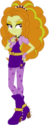 Size: 226x568 | Tagged: safe, artist:ra1nb0wk1tty, character:adagio dazzle, my little pony:equestria girls, female, simple background, solo, white background