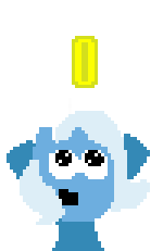 Size: 150x231 | Tagged: safe, artist:fauxsquared, character:trixie, species:pony, species:unicorn, animated, bits, female, gif, pixel art, simple background, solo, transparent background, trixie is magic