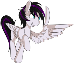 Size: 2046x1764 | Tagged: safe, artist:beardie, oc, oc only, species:pegasus, species:pony, feather guns, female, finger gun, finger guns, simple background, solo, transparent background, wing hands