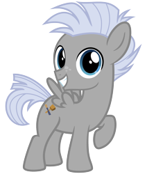 Size: 2200x2600 | Tagged: safe, artist:cheezedoodle96, character:chipcutter, species:pegasus, species:pony, episode:forever filly, g4, my little pony: friendship is magic, .svg available, chipcuter, colt, cute, grin, looking at you, male, simple background, smiling, solo, svg, transparent background, vector