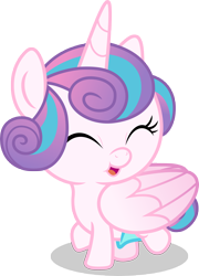 Size: 7000x9717 | Tagged: safe, artist:luckreza8, character:princess flurry heart, species:alicorn, species:pony, episode:a flurry of emotions, g4, my little pony: friendship is magic, .svg available, absurd resolution, adorable face, baby, baby pony, cuddly, cute, cuteness overload, cutest pony alive, cutest pony ever, dawwww, diaper, eyes closed, female, flurrybetes, funny, hnnng, laughing, silly, simple background, smiling, solo, transparent background, vector, weapons-grade cute