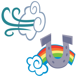 Size: 1000x1000 | Tagged: safe, artist:cheezedoodle96, character:bow hothoof, character:windy whistles, ship:windyhoof, .svg available, cutie mark, cutie mark only, no pony, rainbow dash's parents, simple background, svg, transparent background, vector