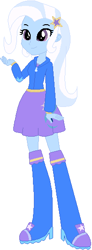 Size: 201x547 | Tagged: safe, artist:ra1nb0wk1tty, character:trixie, my little pony:equestria girls, boots, clothing, female, high heel boots, hoodie, jacket, simple background, skirt, solo, white background
