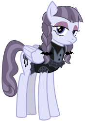 Size: 2100x3000 | Tagged: safe, artist:cheezedoodle96, derpibooru original, character:inky rose, species:pegasus, species:pony, episode:honest apple, g4, my little pony: friendship is magic, .svg available, clothing, female, goth, gothic lolita, mare, simple background, solo, svg, tall, transparent background, vector