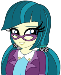 Size: 600x727 | Tagged: safe, artist:cbear624, character:juniper montage, my little pony:equestria girls, spoiler:eqg specials, cute, female, glasses, junibetes, simple background, smiling, solo, transparent background