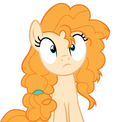 Size: 5065x5320 | Tagged: safe, artist:frownfactory, character:pear butter, species:pony, episode:the perfect pear, g4, my little pony: friendship is magic, .svg available, absurd resolution, female, shocked, simple background, solo, svg, transparent background, vector, wide eyes