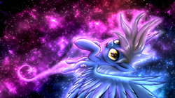 Size: 3840x2160 | Tagged: safe, artist:phenya, oc, oc only, oc:ghost light, species:pony, solo, space
