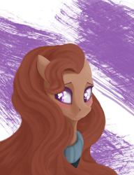 Size: 2000x2600 | Tagged: safe, artist:phenya, oc, oc only, species:pony, abstract background, blushing, bust, colored pupils, cute, female, mare, solo