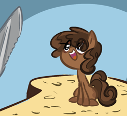 Size: 770x700 | Tagged: safe, artist:tess, food, food pony, micro, nutella, nutella pony, original species, ponified, solo