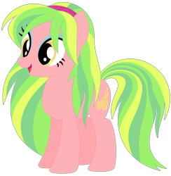Size: 1024x1048 | Tagged: safe, artist:ra1nb0wk1tty, character:lemon zest, species:earth pony, species:pony, equestria girls ponified, female, mare, ponified, simple background, solo, transparent background