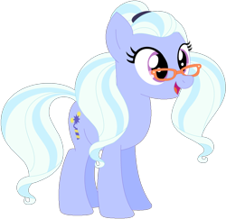 Size: 1024x995 | Tagged: safe, artist:ra1nb0wk1tty, character:sugarcoat, species:earth pony, species:pony, equestria girls ponified, female, glasses, mare, ponified, simple background, solo, transparent background