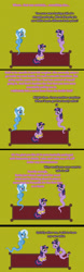 Size: 504x1607 | Tagged: safe, artist:navitaserussirus, character:trixie, character:twilight sparkle, species:pony, ship:twixie, comic, female, genie, lesbian, pixel art, shipping