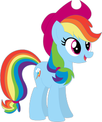 Size: 1024x1229 | Tagged: safe, artist:ra1nb0wk1tty, character:applejack, character:rainbow dash, species:earth pony, species:pony, ashleigh ball, female, forthright filly, mare, recolor, simple background, solo, transparent background, voice actor joke