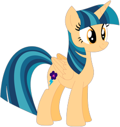 Size: 1024x1091 | Tagged: safe, artist:ra1nb0wk1tty, character:indigo zap, character:twilight sparkle, character:twilight sparkle (alicorn), species:alicorn, species:pony, female, mare, recolor, simple background, solo, transparent background