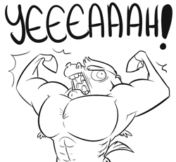 Size: 902x835 | Tagged: safe, artist:php27, character:bulk biceps, species:pegasus, species:pony, armpits, flexing, male, solo, yeah