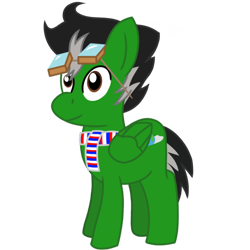 Size: 800x800 | Tagged: safe, artist:toyminator900, oc, oc only, oc:trip away, species:pegasus, species:pony, 2018 community collab, derpibooru community collaboration, clothing, glasses, scarf, simple background, solo, transparent background, vector