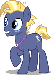 Size: 1665x2416 | Tagged: safe, artist:frownfactory, character:star tracker, species:earth pony, species:pony, episode:once upon a zeppelin, g4, my little pony: friendship is magic, .svg available, cute, freckles, jewelry, male, necklace, simple background, solo, stallion, svg, trackerbetes, transparent background, vector