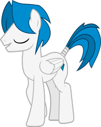 Size: 3949x4958 | Tagged: safe, artist:frownfactory, oc, oc only, oc:stratagem, species:pegasus, species:pony, .svg available, eyes closed, male, simple background, solo, stallion, svg, transparent background, vector, wings