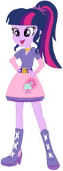 Size: 213x577 | Tagged: safe, artist:ra1nb0wk1tty, character:twilight sparkle, character:twilight sparkle (scitwi), species:eqg human, my little pony:equestria girls, boots, clothes swap, clothing, female, high heel boots, shoes, simple background, skirt, solo, white background