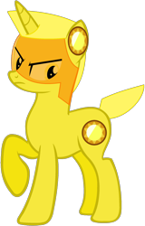 Size: 1024x1596 | Tagged: safe, artist:ra1nb0wk1tty, species:pony, ponified, simple background, solo, steven universe, topaz (steven universe), transparent background