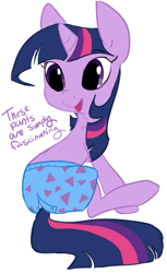 Size: 337x549 | Tagged: safe, artist:elslowmo, artist:php27, character:twilight sparkle, boxers, clothing, ponies in boxers, underwear