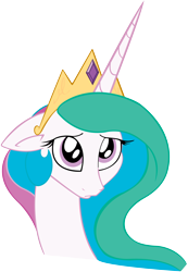 Size: 5667x8191 | Tagged: safe, artist:dantesgrill, artist:joey darkmeat, character:princess celestia, species:alicorn, species:pony, absurd resolution, bust, cute, cutelestia, female, floppy ears, frown, mare, portrait, puppy dog eyes, sad, simple background, solo, transparent background