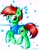 Size: 2322x2962 | Tagged: safe, artist:liaaqila, oc, oc only, oc:pastel dice, species:earth pony, species:pony, g4, clothing, commission, cute, cutie mark, eye clipping through hair, fluffy, looking at you, male, ocbetes, red eyes, shirt, smiling, solo, stallion, stars, traditional art, trotting, underhoof