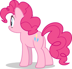 Size: 7000x6735 | Tagged: safe, artist:luckreza8, character:pinkie pie, episode:the maud couple, g4, my little pony: friendship is magic, absurd resolution, female, flank, plot, simple background, solo, transparent background, vector