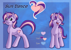 Size: 4092x2893 | Tagged: safe, artist:sugaryviolet, oc, oc only, oc:sun dance, hair bun, reference sheet