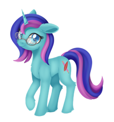 Size: 1024x1093 | Tagged: safe, artist:dusthiel, oc, oc only, species:pony, species:unicorn, female, glasses, looking at you, mare, raised hoof, simple background, smiling, solo, transparent background