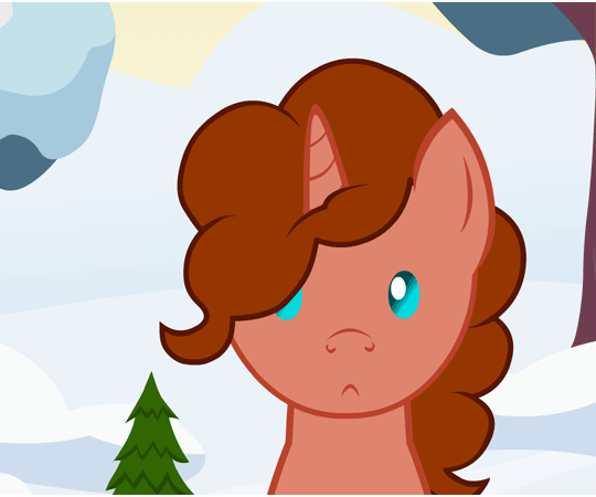 Size: 540x450 | Tagged: safe, artist:aha-mccoy, oc, oc only, oc:banana pie, species:pony, species:unicorn, animated, ask, beanie, clothing, hat, male, nopony-ask-mclovin, offscreen character, solo focus, stallion, tumblr