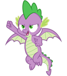 Size: 2800x3200 | Tagged: safe, artist:cheezedoodle96, character:spike, species:dragon, episode:molt down, g4, my little pony: friendship is magic, .svg available, feet, flying, male, male feet, narrowed eyes, raised fist, simple background, solo, svg, transparent background, vector, winged spike