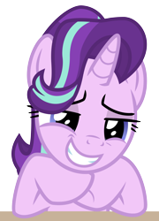 Size: 3500x4862 | Tagged: safe, artist:masem, character:starlight glimmer, species:pony, species:unicorn, episode:marks for effort, g4, my little pony: friendship is magic, .ai available, absurd resolution, bedroom eyes, cute, female, glimmerbetes, looking at you, mare, simple background, smiling, solo, transparent background, vector